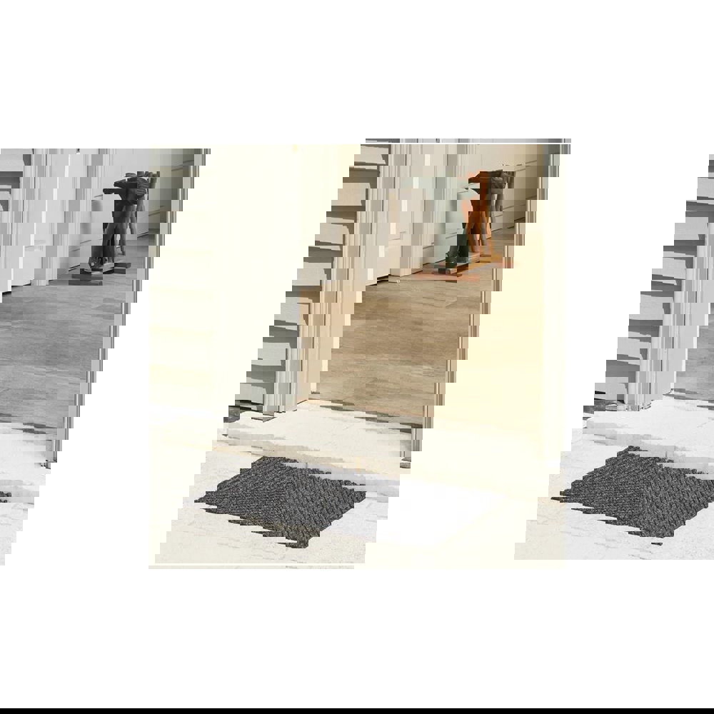 ფეხსაწმენდი ხალიჩა Dune MSO609071300F00008, 60x90cm, Doormat, Stripes Dark Grey