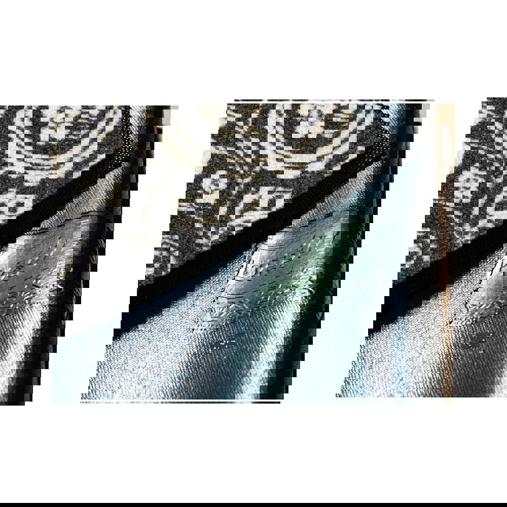 ფეხსაწმენდი ხალიჩა OEM MJDDES507510F00184 Folk Paisley, 50x75cm, Doormat, Black/White