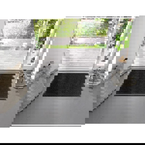 ფეხსაწმენდი ხალიჩა Revive MRD507500210F00000, 50x75cm, Doormat, Charcoal