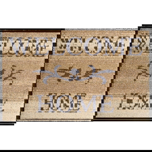 Doormat OEM MJDDES507510F0002J Welcome Home, 50x75cm, Brown