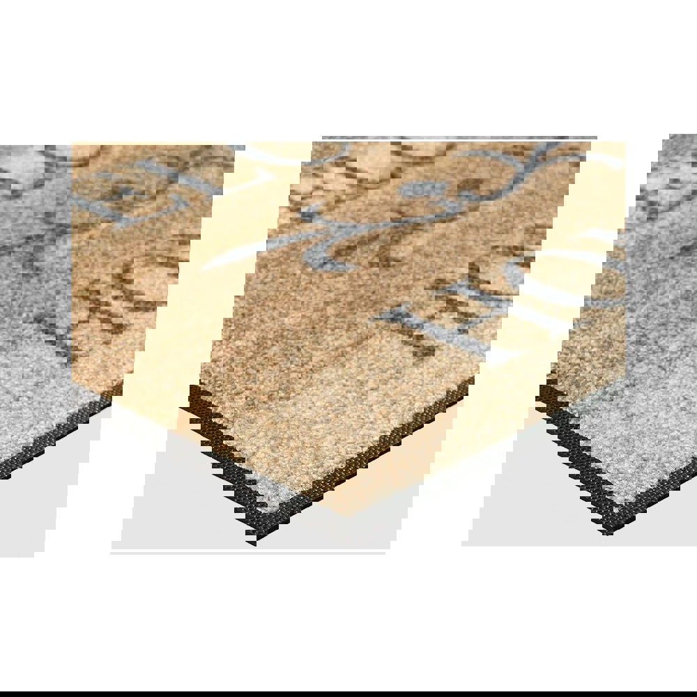 ფეხსაწმენდი ხალიჩა OEM MJDDES507510F0002J Welcome Home, 50x75cm, Doormat, Brown