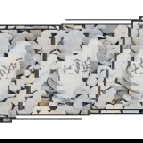 ფეხსაწმენდი ხალიჩა OEM MHPDES507510F0000H Pebble Stones, 50x75cm, Doormat, Grey