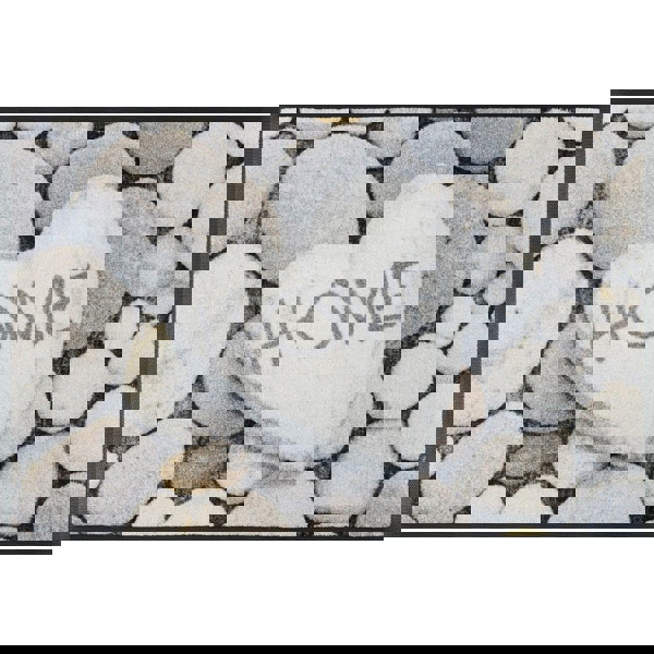 ფეხსაწმენდი ხალიჩა OEM MHPDES507510F0000H Pebble Stones, 50x75cm, Doormat, Grey