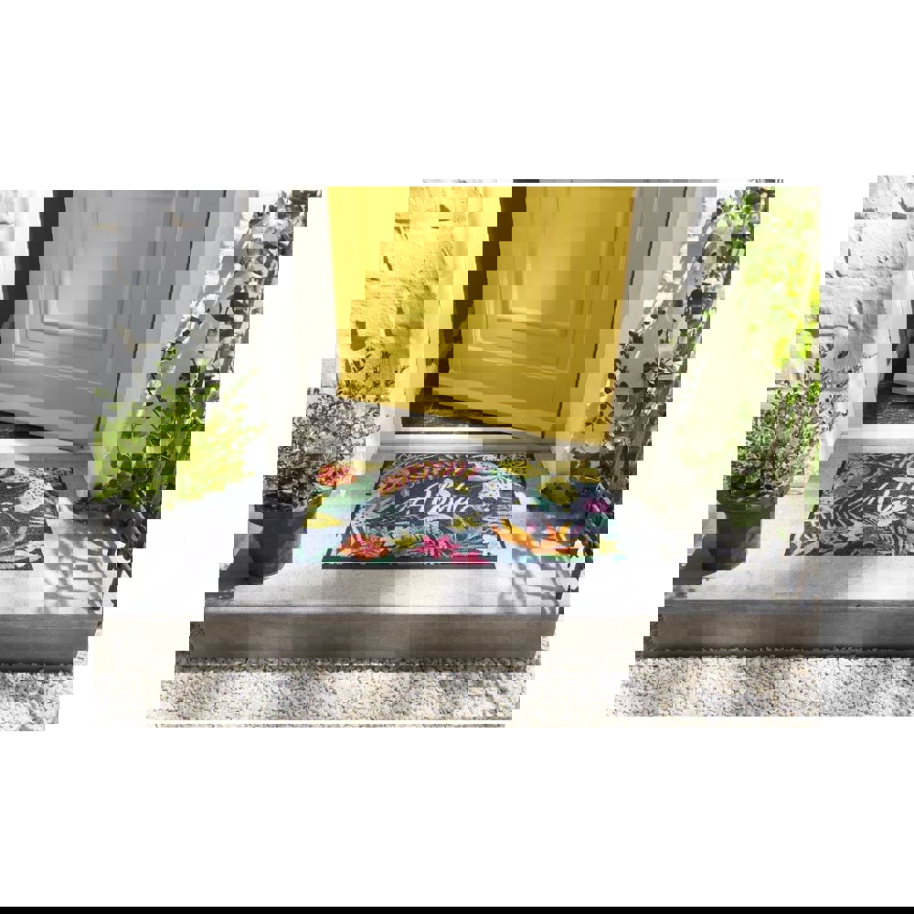 ფეხსაწმენდი ხალიჩა OEM MHPDES507510F000QZ Aloha, 50x75cm, Doormat, Multicolored