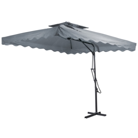 ბაღის ქოლგა Comfort Room TB-005GREY, Garden Umbrella, Gray