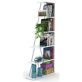 Bookshelf Rafevi RF160405 Tars Bookcase Mini, White/Blue