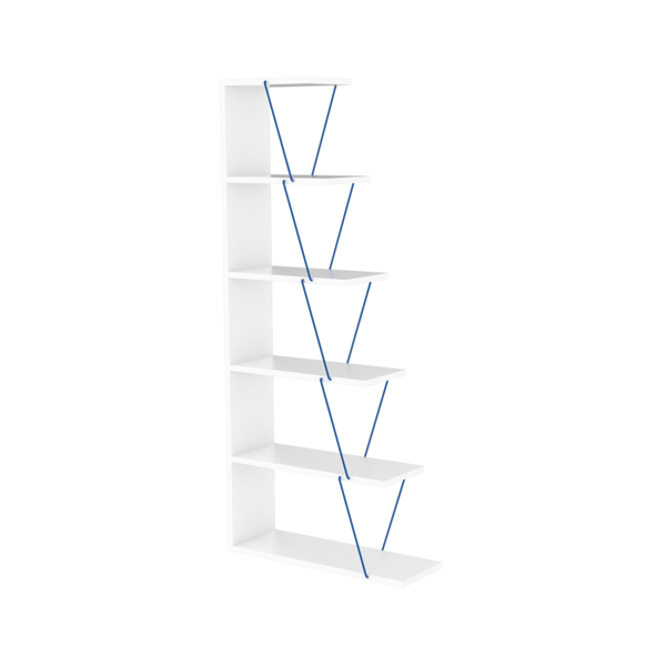 Bookshelf Rafevi RF160405 Tars Bookcase Mini, White/Blue