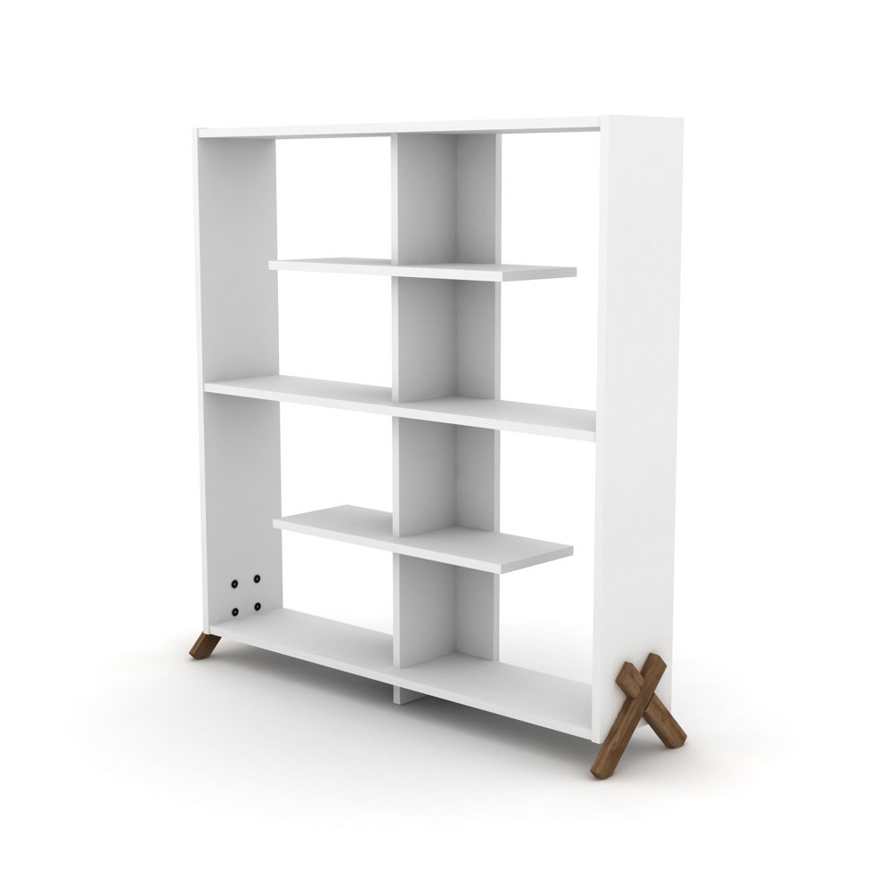 Bookshelf Rafevi RF170201 Kipp Bookcase White