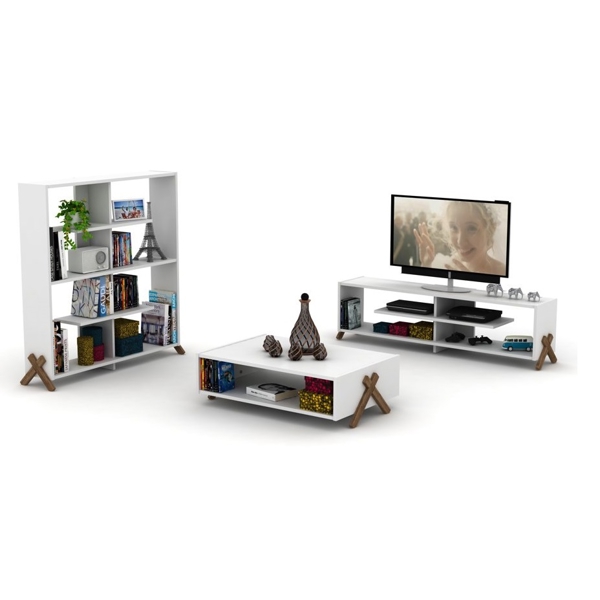 Bookshelf Rafevi RF170201 Kipp Bookcase White