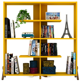 Bookshelf Rafevi RF170202 Kipp Bookcase, Yellow