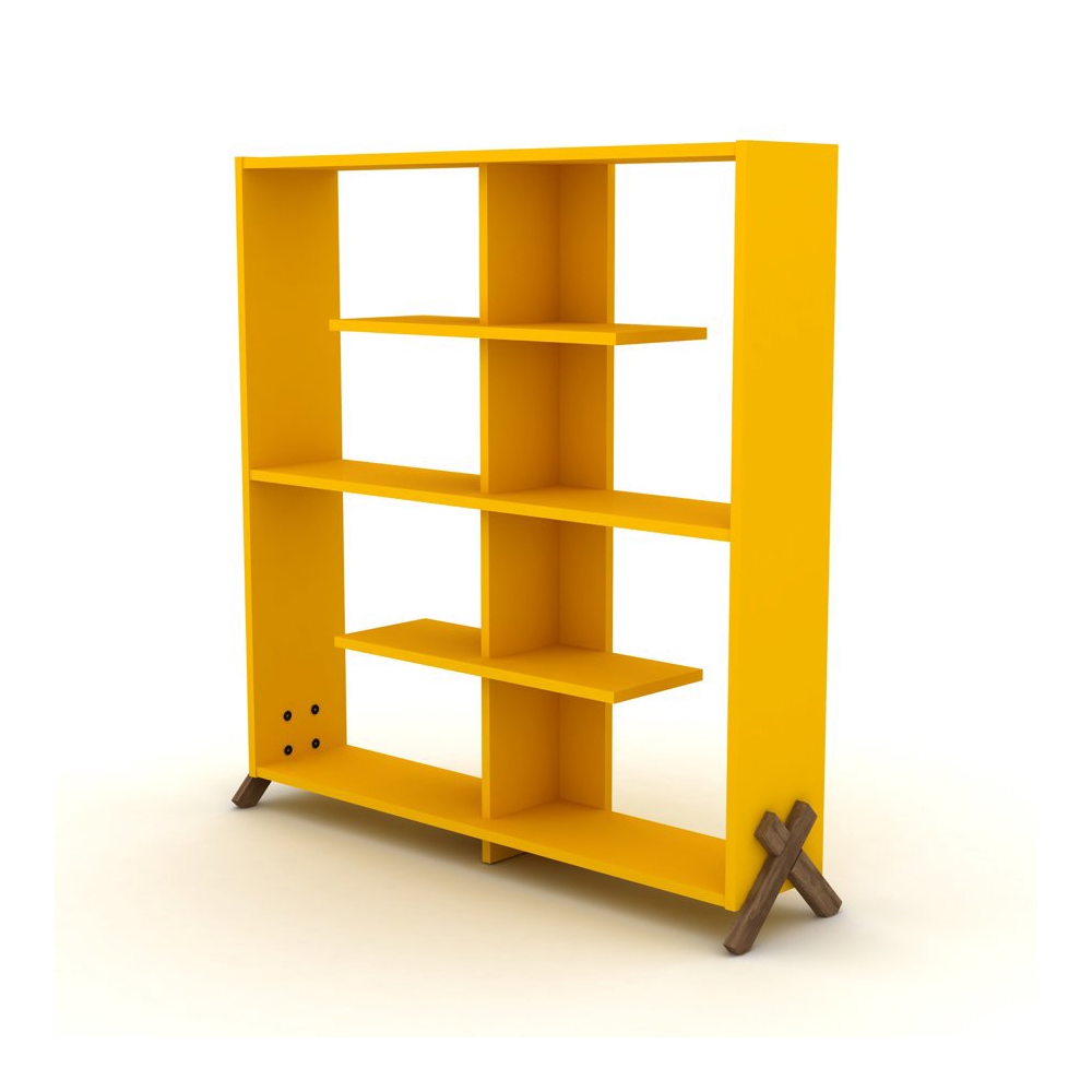 Bookshelf Rafevi RF170202 Kipp Bookcase, Yellow
