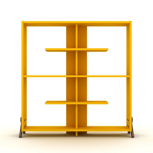 Bookshelf Rafevi RF170202 Kipp Bookcase, Yellow