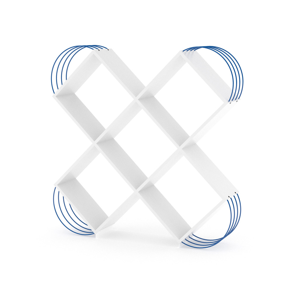 წიგნის თარო Rafevi RF170406 Case Bookcase, Bookshelf, White