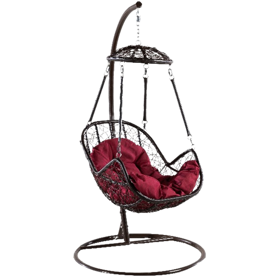 Chair Comfort Room SC-028B, Brown/Burgundy