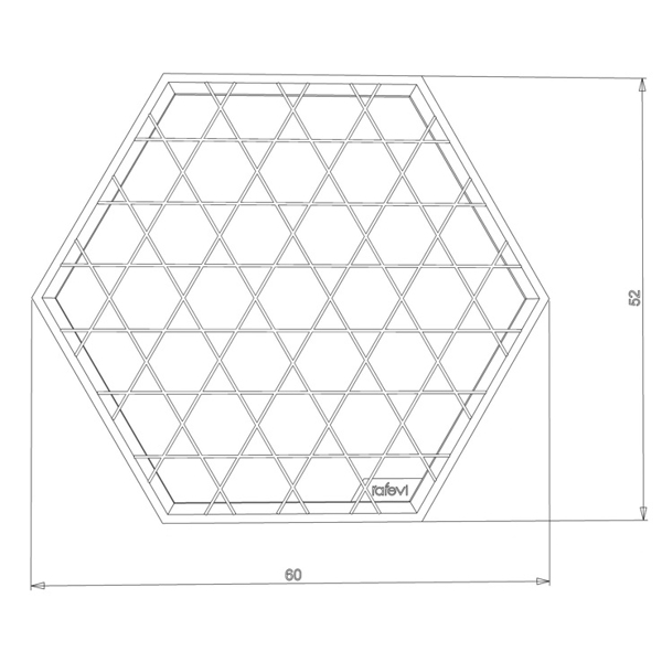 Board Rafevi RF190302 Tuva Memo, Brown