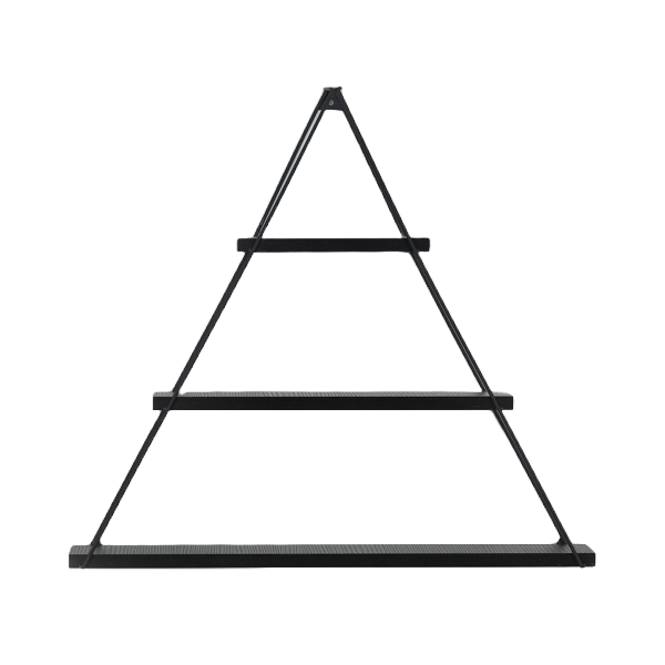 Bookshelf Rafevi MT191005 Moset Triangle Shelf, Black
