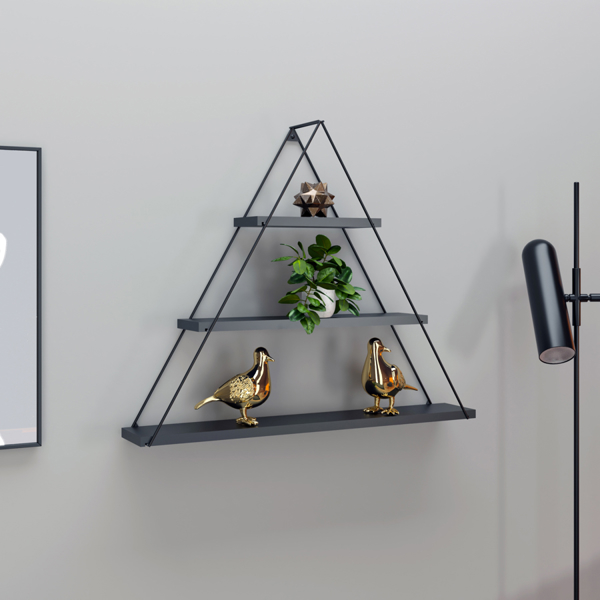 Bookshelf Rafevi MT191005 Moset Triangle Shelf, Black