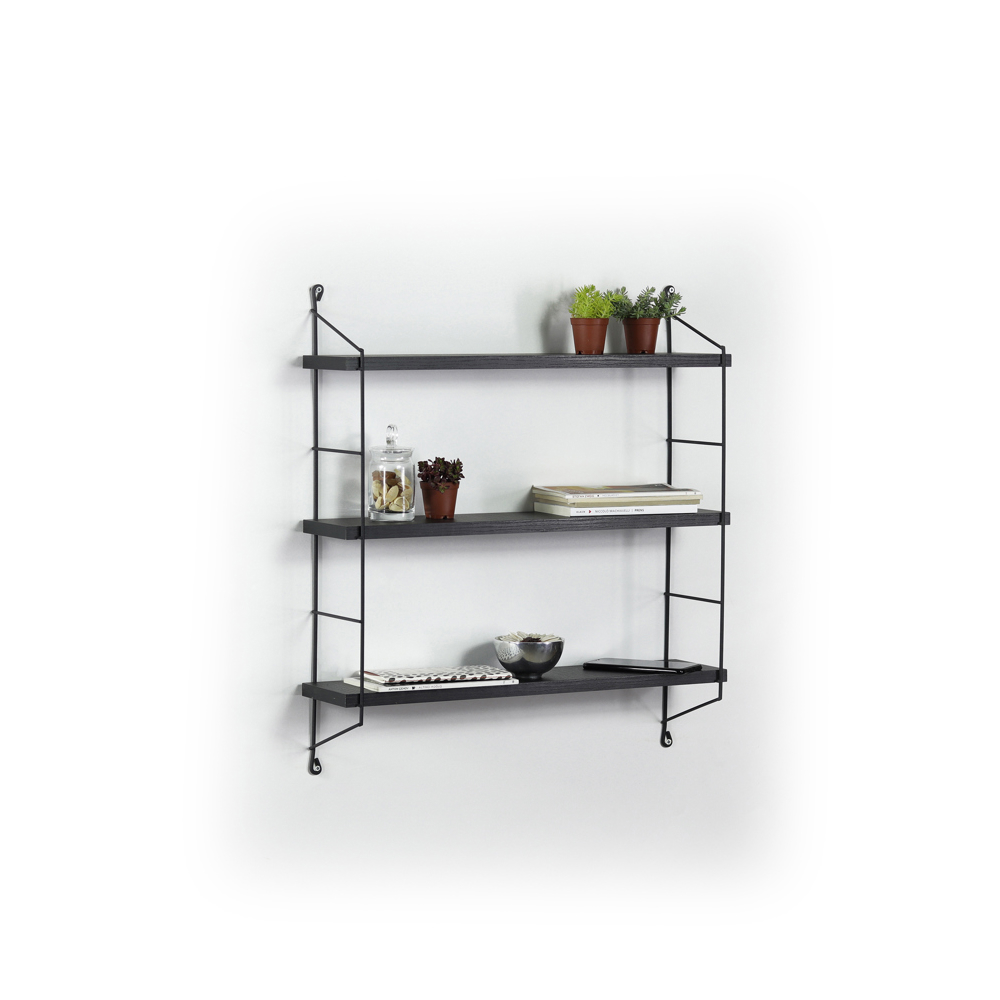 Bookshelf Rafevi MT191105 Neelix Triple Shelf, Black