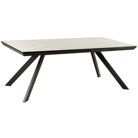 Extendable Table Comfort Room TGT-CORIN/MARMO, White