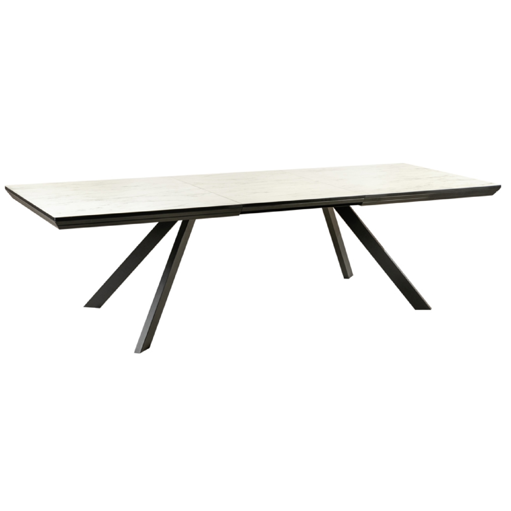 Extendable Table Comfort Room TGT-CORIN/MARMO, White