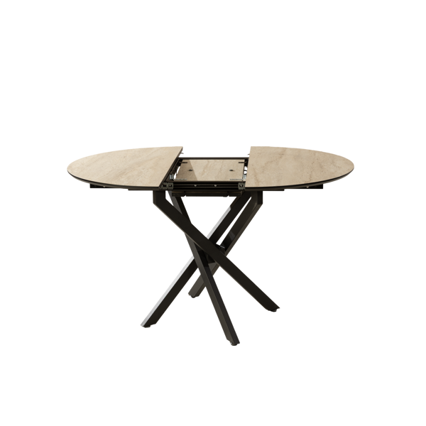 Expandable Table Comfort Room TGT-RUTA95/TRAVERTEN, Cream
