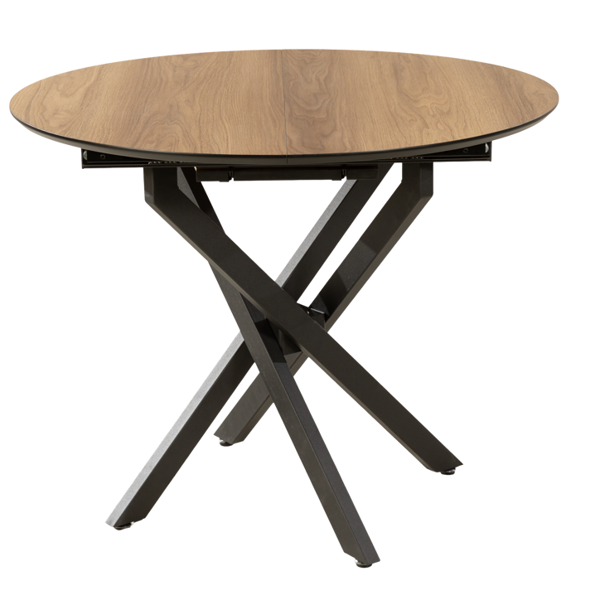 Expandable Table Comfort Room TGT-RUTA95/HAZAR, Brown