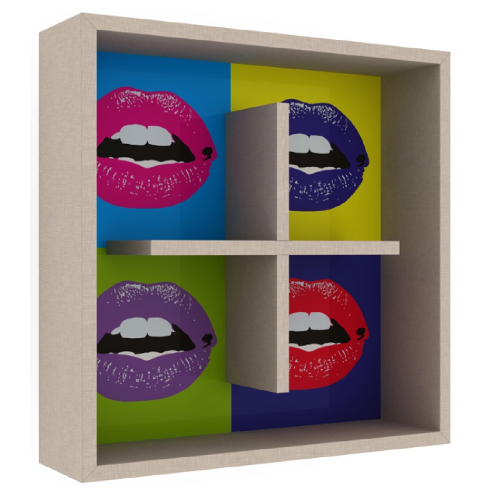 Bookshelf Rafevi RF140101, Beige