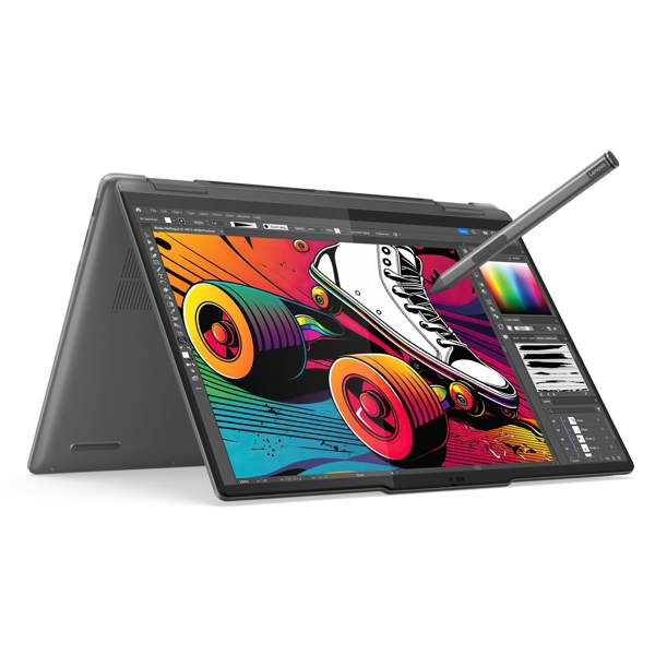 ნოუთბუქი Lenovo 83DJ00FFRK Yoga 7 2-in-1 14IML9, 14", Ultra 5-125H, 16GB, 1TB SSD, Integrated, W11H, Storm Grey