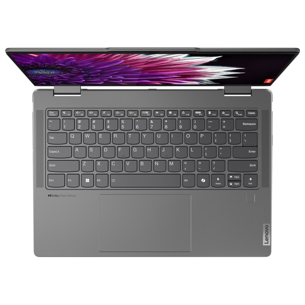 ნოუთბუქი Lenovo 83DJ00FFRK Yoga 7 2-in-1 14IML9, 14", Ultra 5-125H, 16GB, 1TB SSD, Integrated, W11H, Storm Grey
