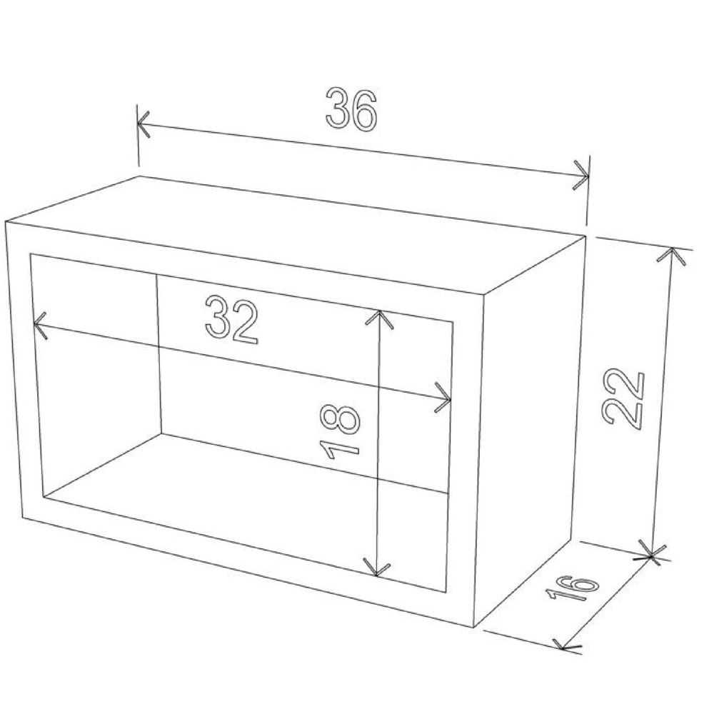 წიგნის თარო Rafevi RF141104, Bookshelf, Beige