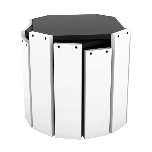 Table Set Rafevi RF150113, White