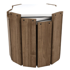 Table Set Rafevi RF150101, Brown