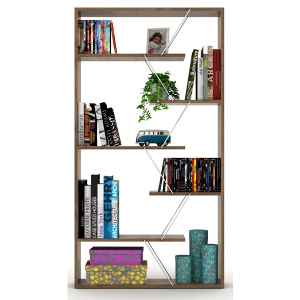 Bookshelf Rafevi RF160302, Brown