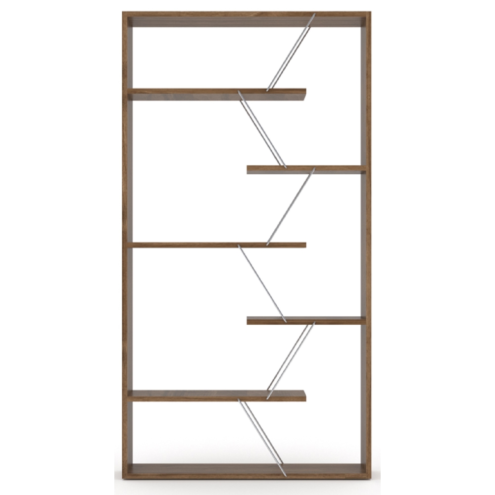 წიგნის თარო Rafevi RF160302, Bookshelf, Brown