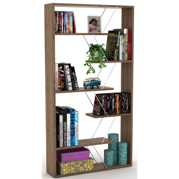 Bookshelf Rafevi RF160302, Brown