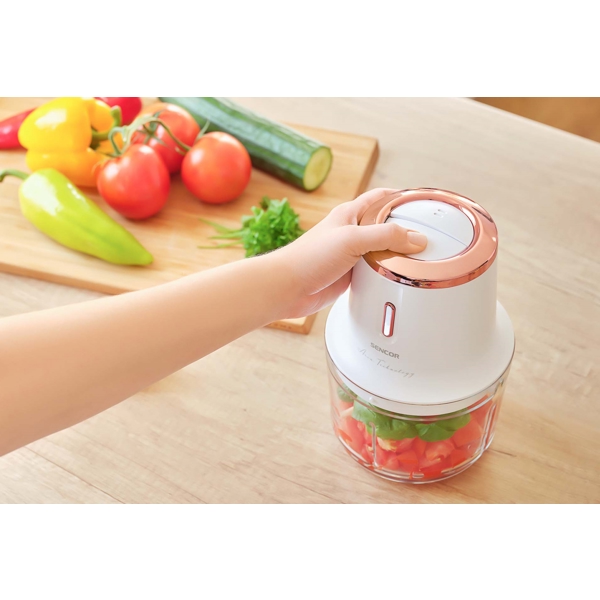 ჩოპერი Sencor SCB 9000WH, 200W, 500ML, Chopper, White