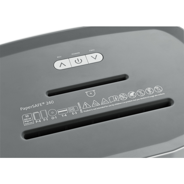 Dahle 23240-16171 PaperSAFE240, Document Shredder, White