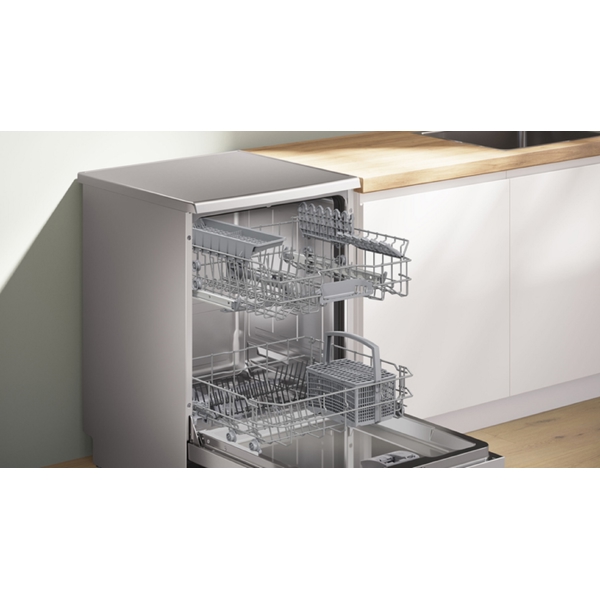 Dishwasher Bosch SMS26DI00T, D, 48Db, Silver
