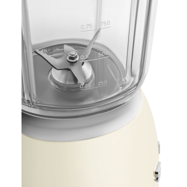 Blender Smeg BLF03CREU, 800W, 1.5L, Beige