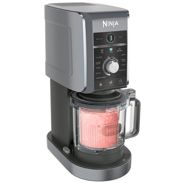 ნაყინის აპარატი Ninja NC501EU, 800W, 709ML, Ice Cream Maker, Grey