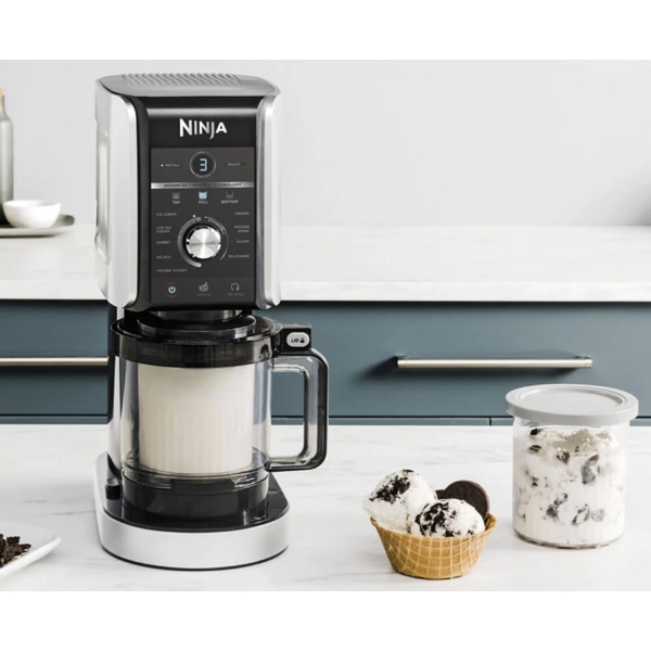 ნაყინის აპარატი Ninja NC501EU, 800W, 709ML, Ice Cream Maker, Grey