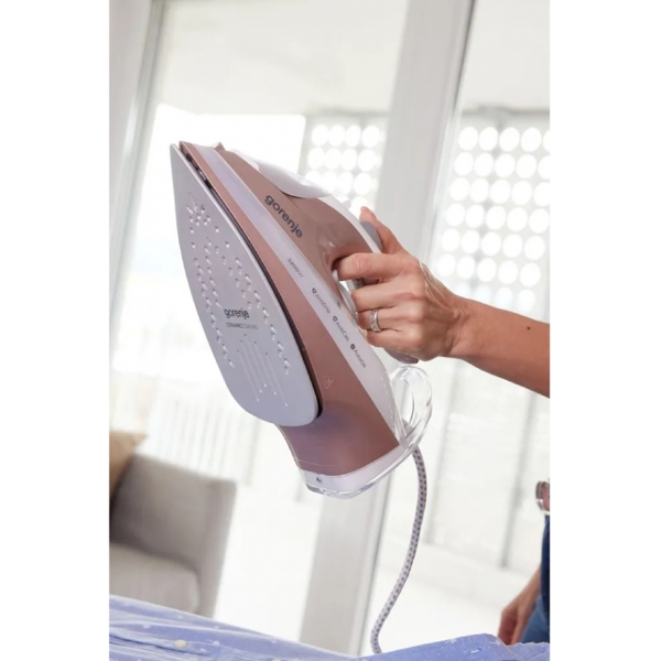 Steam Iron Gorenje SIH3200WR, 3250W, 420ML, White/Pink