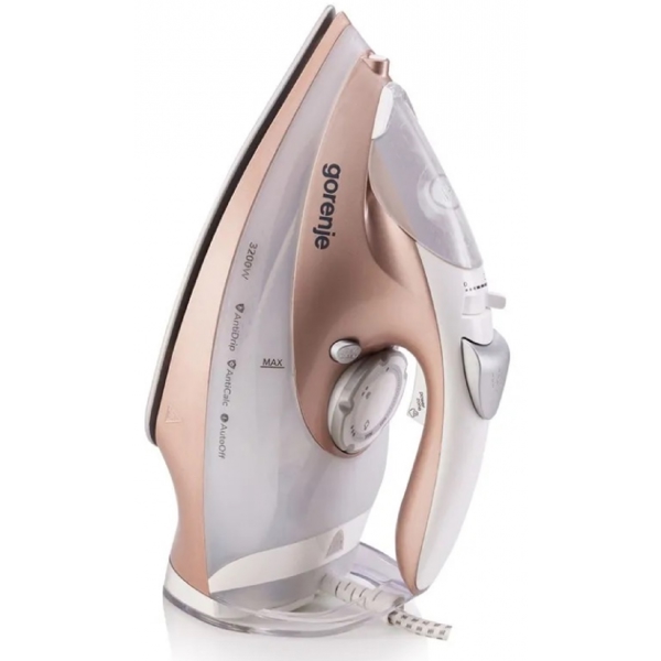 Steam Iron Gorenje SIH3200WR, 3250W, 420ML, White/Pink