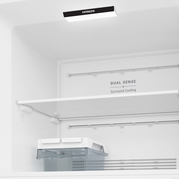 Refrigerator Hitachi HRTN6443SBBKCS, 409L, No Frost, Black