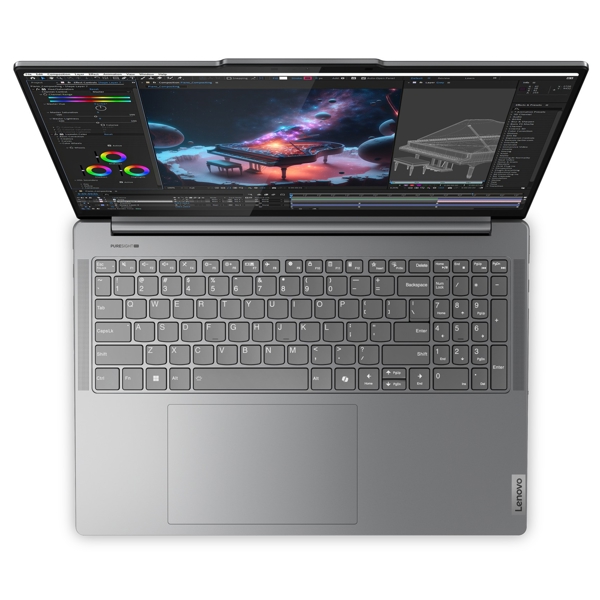 ნოუთბუქი Lenovo 83DN009RRU Yoga Pro 9 16IMH9, 16", Ultra 9-185H, 32GB, 1TB SSD, RTX4060 8GB, W11H, Luna Grey