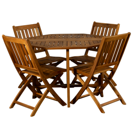 Garden Furniture Set Comfort Room T104SW+4C026, Brown