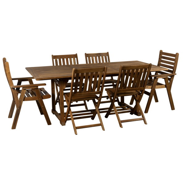 Garden Furniture Set Comfort Room T054R+2C131/4C026, Brown