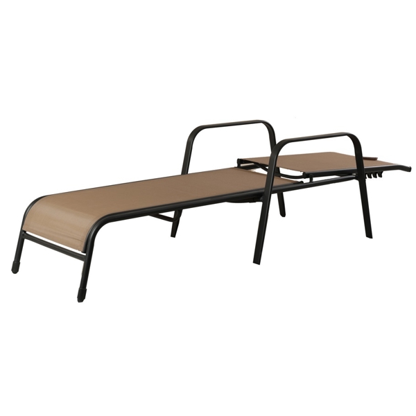 Chaise Lounge Comfort Room HU-042, Brown/Black