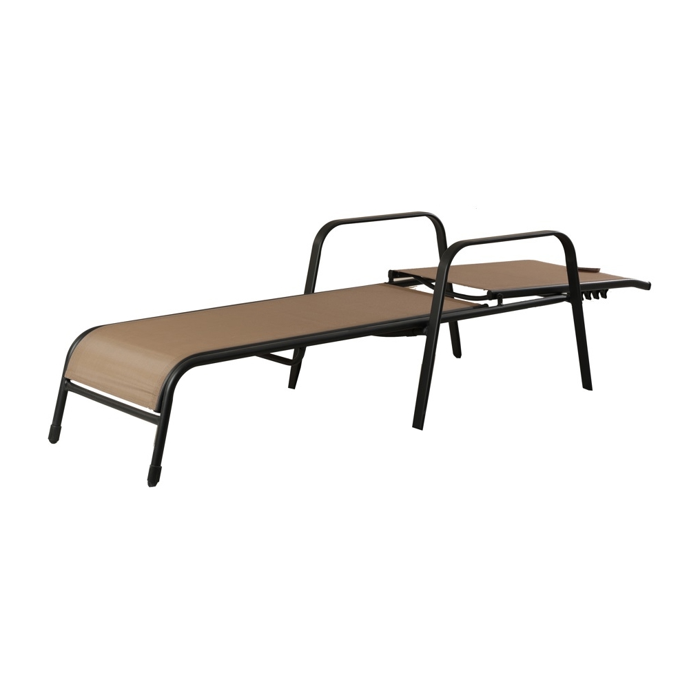 Chaise Lounge Comfort Room HU-042, Brown/Black