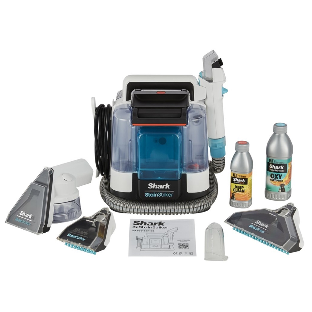 ქიმწმენდის აპარატი Shark PX200EUT, 450W, 1.25L, Multiple Spot Cleaner, White